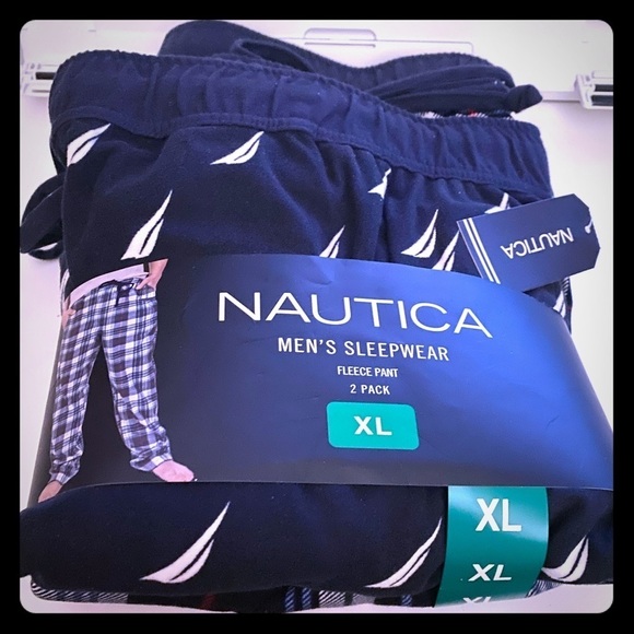 Nautica Other Nautica Mens Sleepwear 2pack Fleece Pants Nwt Poshmark